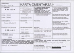KC - Karta cmentarza, skan nr 1