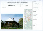 Karta obiektu niewpisanego do rejestru, skan nr 1