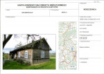 Karta obiektu niewpisanego do rejestru, skan nr 1