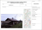 Karta obiektu niewpisanego do rejestru, skan nr 1