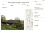 Karta obiektu niewpisanego do rejestru, skan nr 1