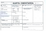 KC - Karta cmentarza, skan nr 1