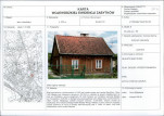 Karta obiektu niewpisanego do rejestru, skan nr 1