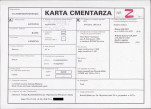 KC - Karta cmentarza, skan nr 1