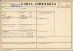 KC - Karta cmentarza, skan nr 1
