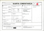 KC - Karta cmentarza, skan nr 1