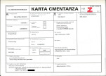 KC - Karta cmentarza, skan nr 1