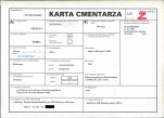 KC - Karta cmentarza, skan nr 1