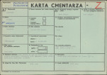 KC - Karta cmentarza, skan nr 1