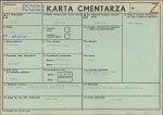 KC - Karta cmentarza, skan nr 1