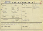KC - Karta cmentarza, skan nr 1