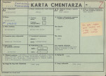 KC - Karta cmentarza, skan nr 1