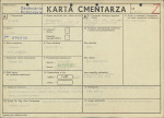 KC - Karta cmentarza, skan nr 1