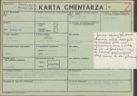KC - Karta cmentarza, skan nr 2