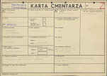 KC - Karta cmentarza, skan nr 1