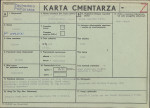KC - Karta cmentarza, skan nr 1
