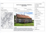 Karta obiektu niewpisanego do rejestru, skan nr 1