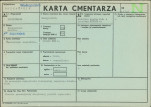 KC - Karta cmentarza, skan nr 1