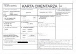 KC - Karta cmentarza, skan nr 1