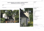 Karta obiektu niewpisanego do rejestru, skan nr 1